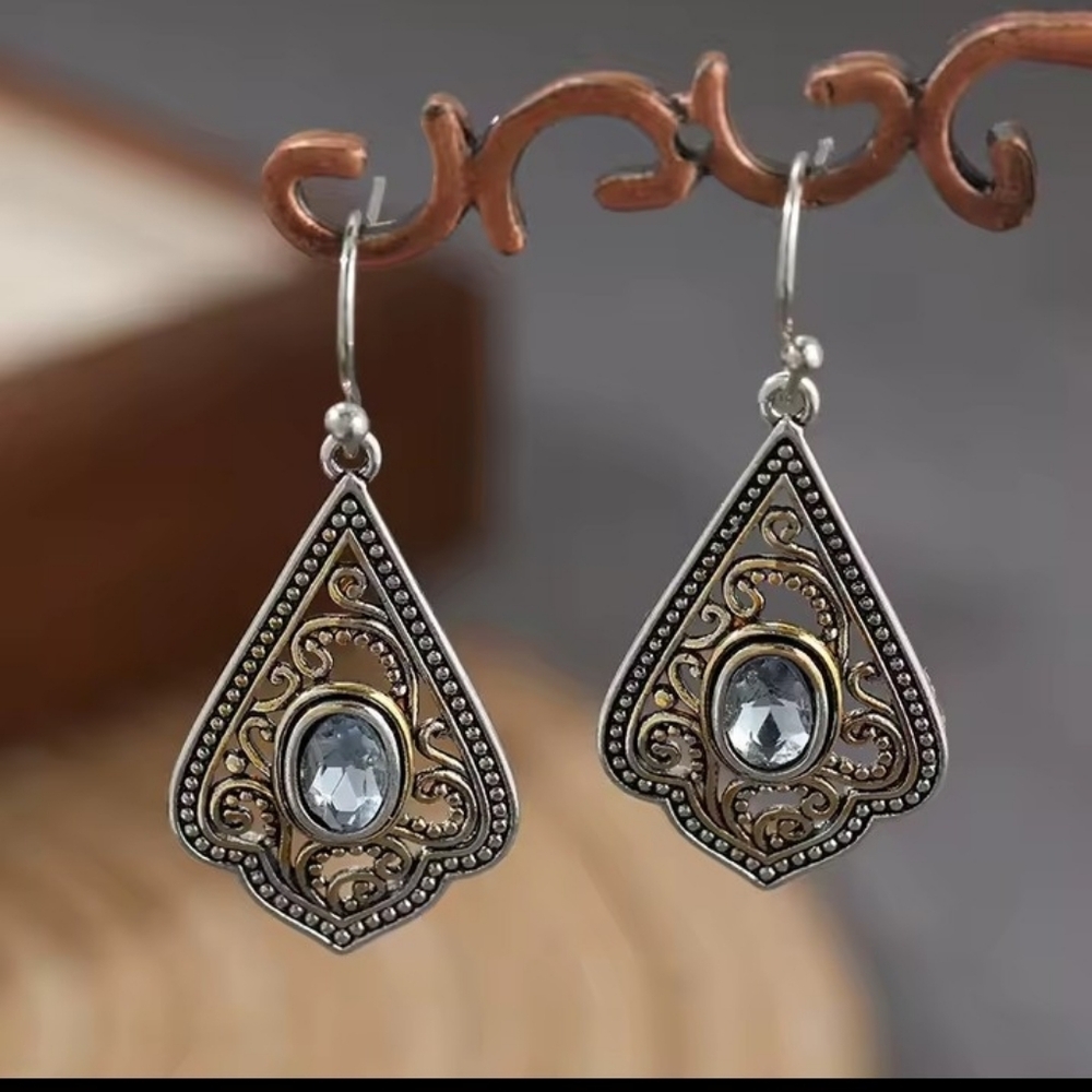 Earrings Women's Floral Hollow Retro Geometric Dangle‎ Jewelry New f99